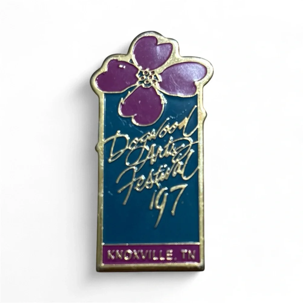 Vintage 1997 Dogwood Arts Festival Knoxville Tennessee Enamel Souvenir Pin